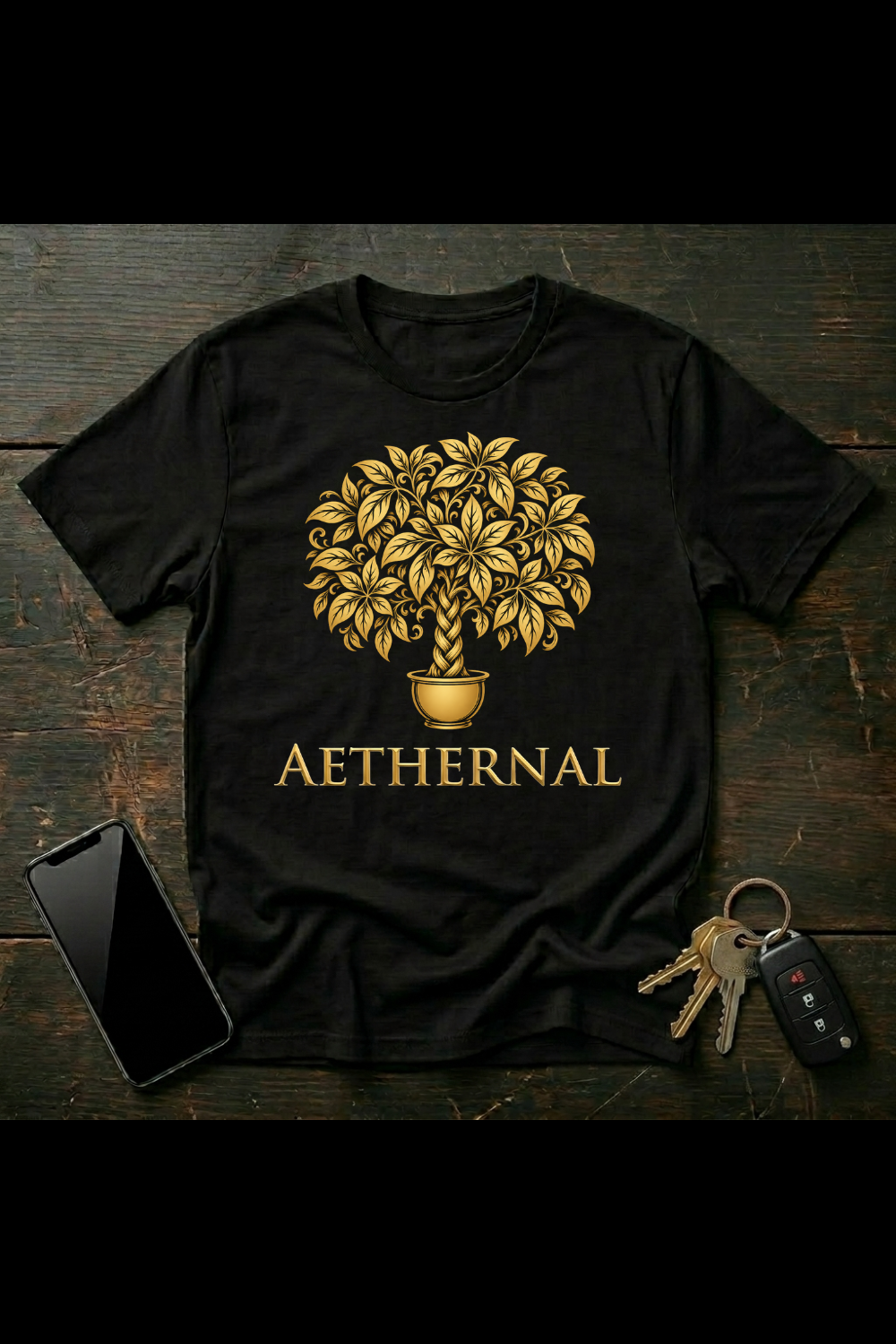 Mystic Money Tree – Symbol of Wealth & Abundance | AETHERNAL Prosperity Art