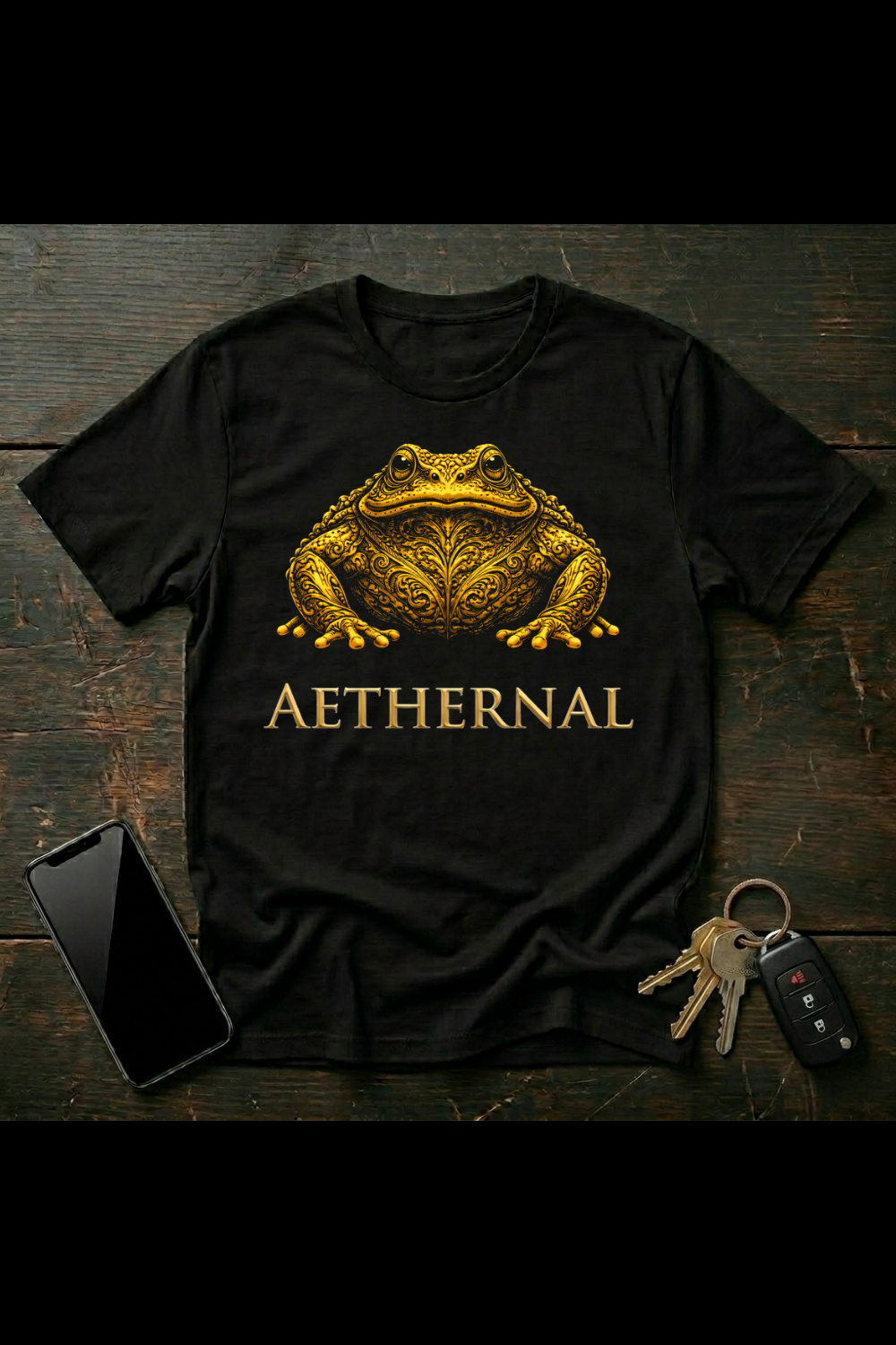 Ornate Bullfrog Archetype – Detailed Decorative Amphibian Art