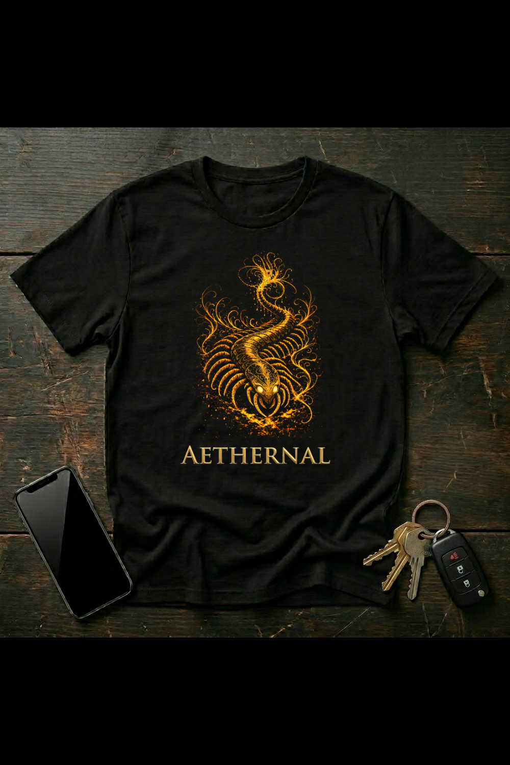 Celestial Centipede – Ornate Mythic Arthropod Fantasy Design