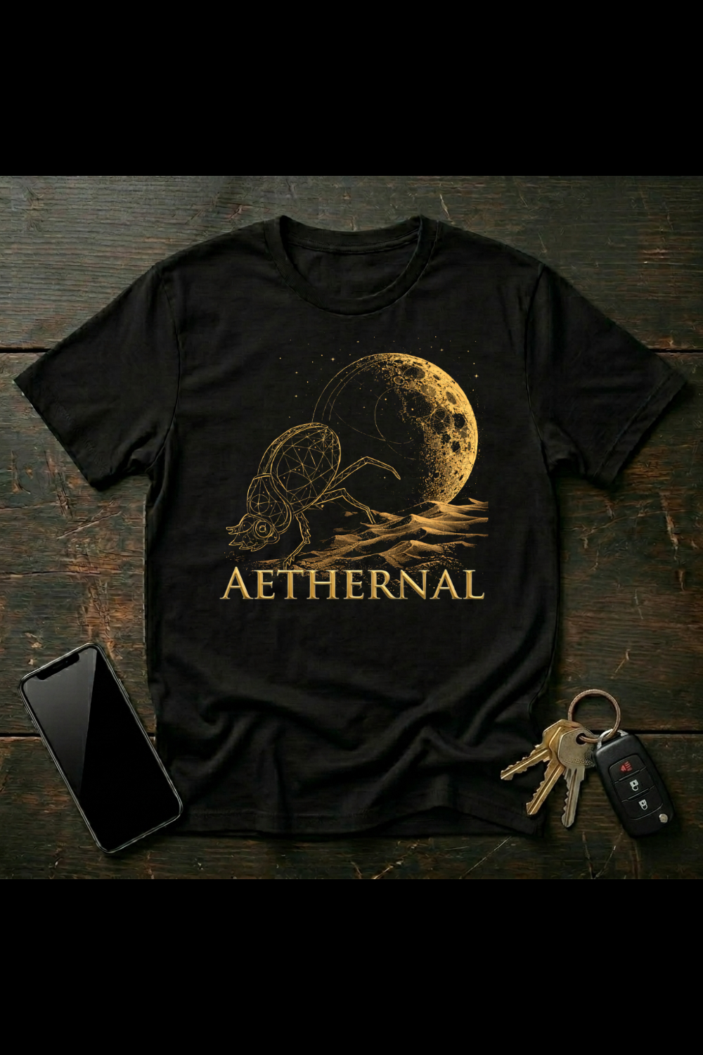 Celestial Scarab Moon Realm Design | AETHERNAL