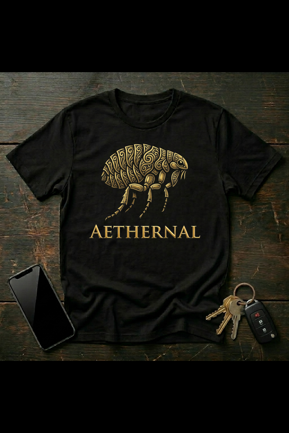 Decorative Flea Design | Tribal Insect Art | AETHERNAL
