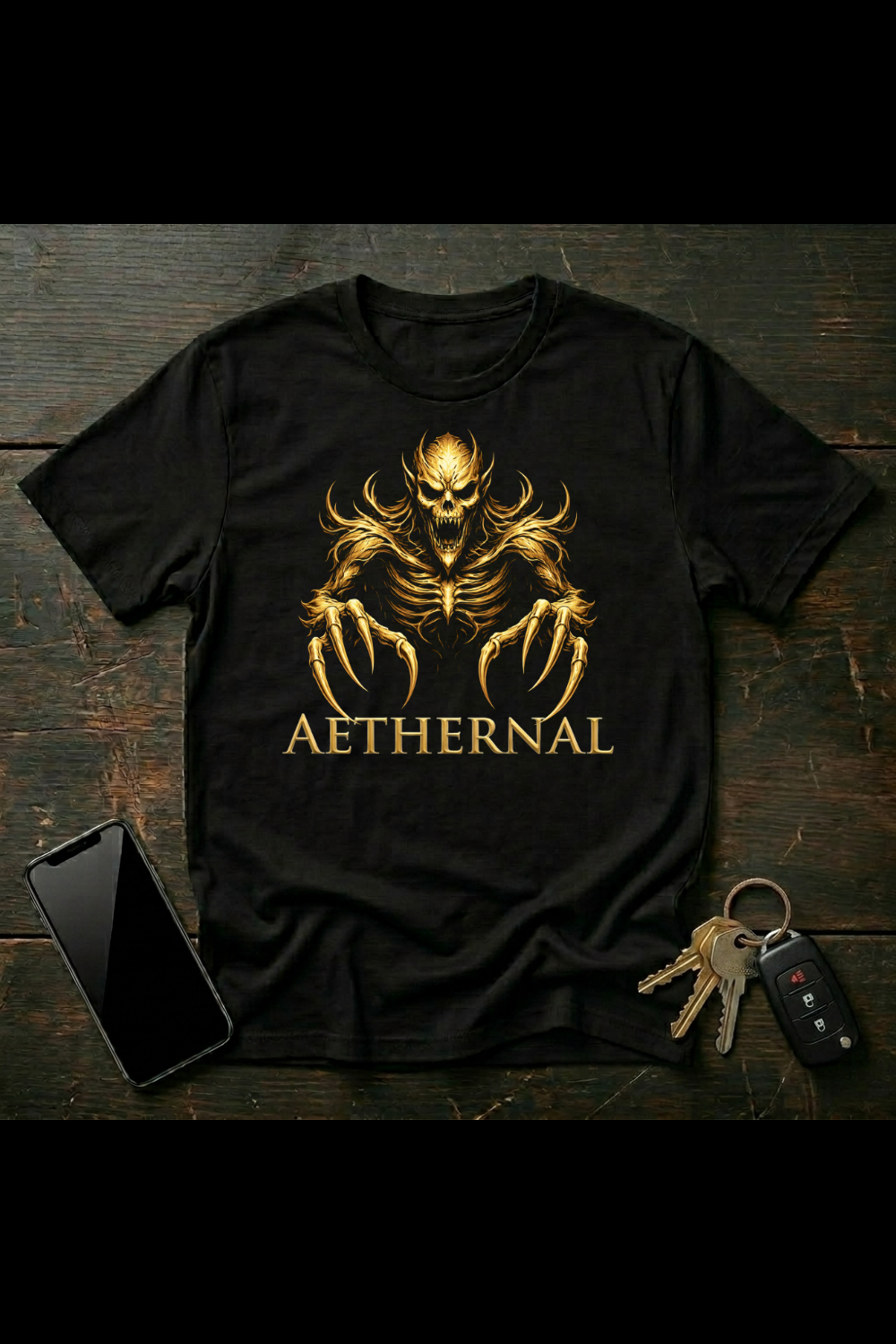 Ghoul Skeleton Horror Art | Dark Gothic Monster Design | AETHERNAL