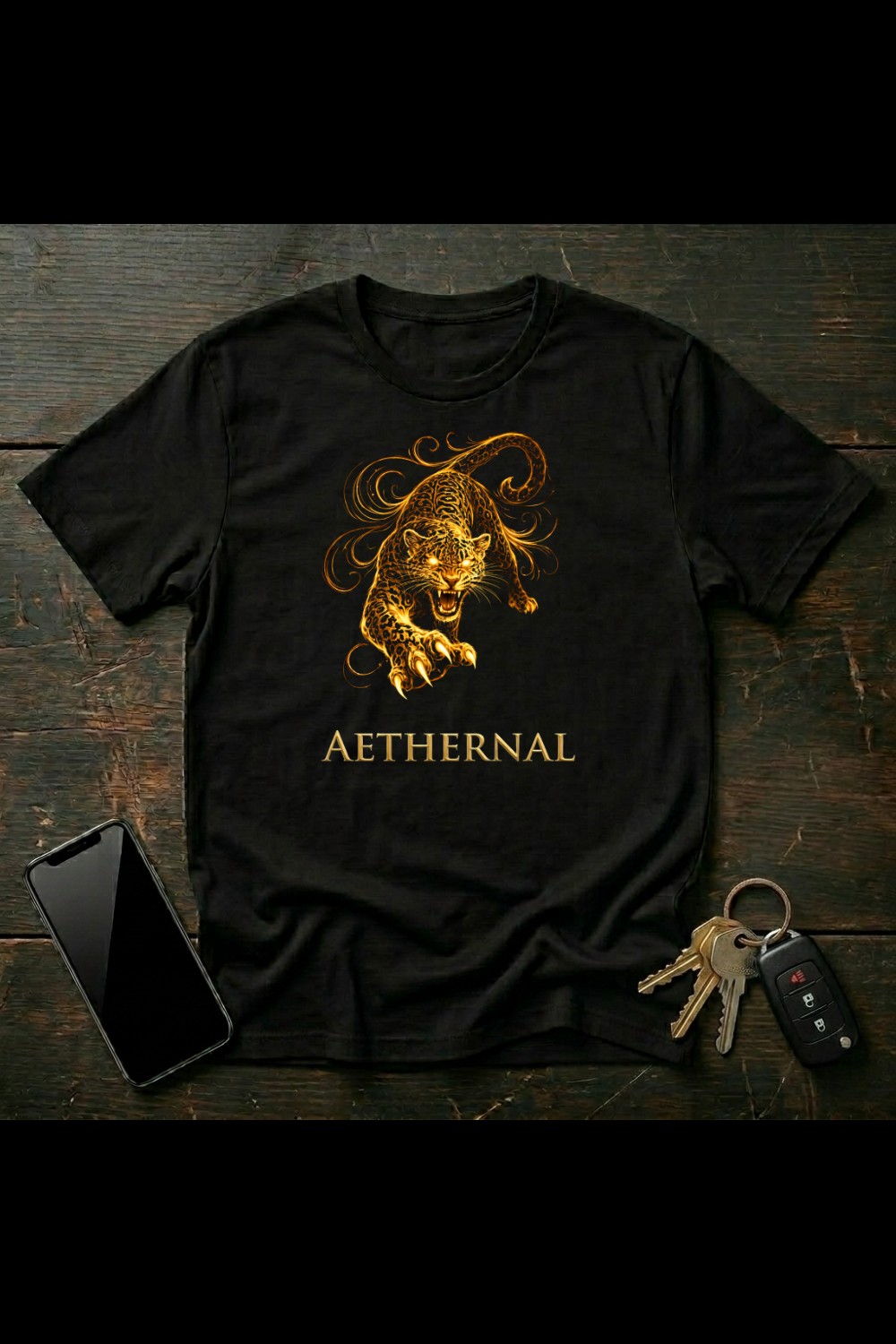 Cosmic Fire Leopard | AETHERNAL
