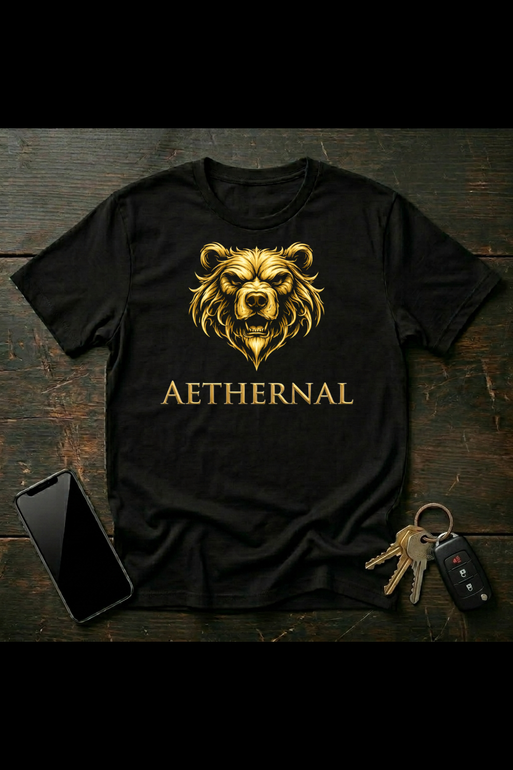 Golden Grizzly Spirit | AETHERNAL