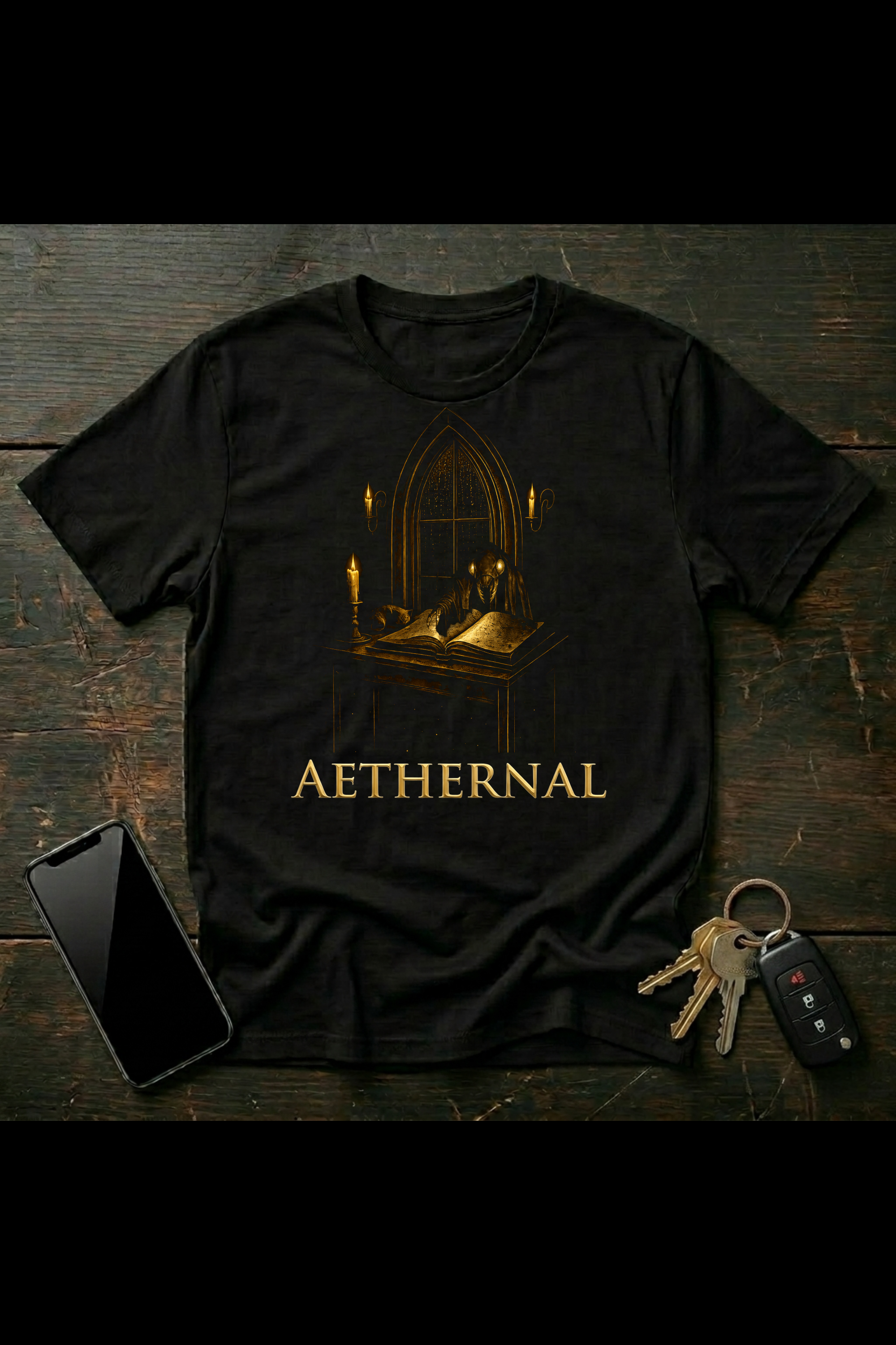 Keeper of the Ancient Tome | Gothic Dark Fantasy Mystic Art | AETHERNAL